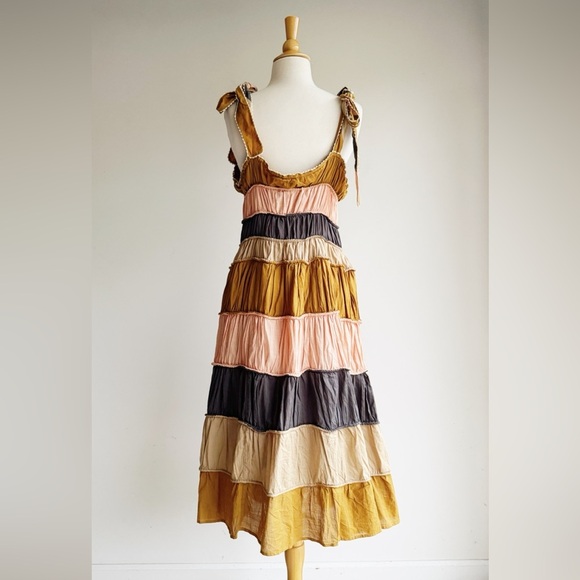 ANTHROPOLOGIE | Let Me Be Letizia Colorblock Midi Dress | 14 - Picture 5 of 7